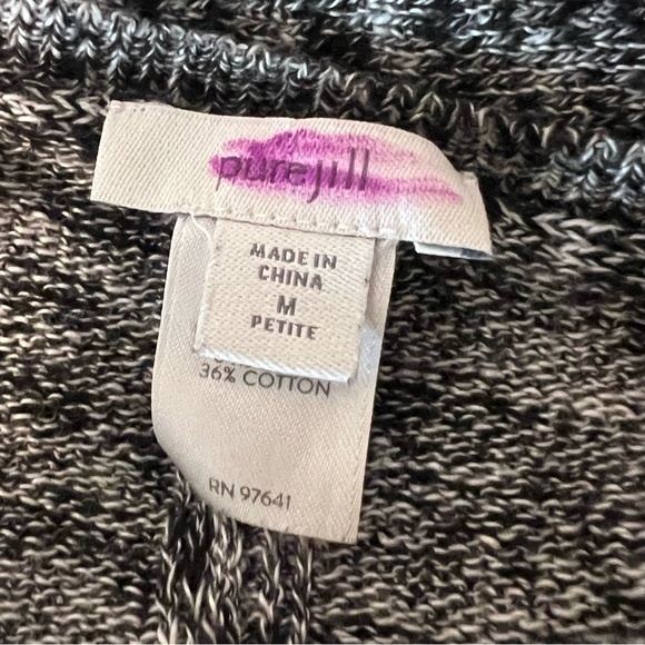 J. Jill Pure Jill Linen Blend Top Size Medium - Picture 6 of 9